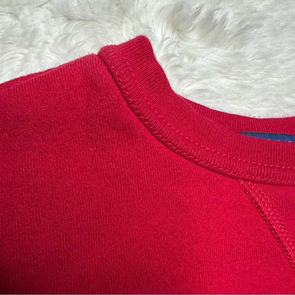 Polo by Ralph Lauren Sweatshirt Holiday Bear Red Size 5 - Picture 14 of 16